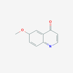 molecular formula C10H9NO2 B12355727 6-methoxy-6H-quinolin-4-one 