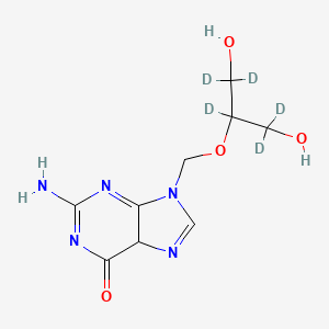 2-Amino-1,9-dihydro-9-[[2-hydroxy-1-(hydroxymethyl)ethoxy-d5]methyl]-6H-purin-6-one