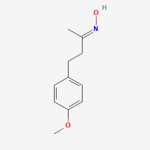 molecular formula C11H15NO2 B12355764 4-(4-Methoxyphenyl)-2-butanone oxime 