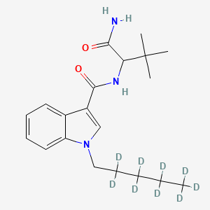 N-(1-amino-3,3-dimethyl-1-oxobutan-2-yl)-1-(pentyl-2,2',3,3',4,4',5,5,5-d9)-1H-indole-3-carboxamide