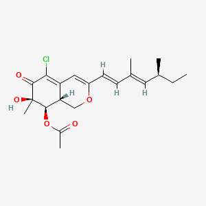 molecular formula C21H27ClO5 B1235587 Isochromophilone IV CAS No. 167173-90-2