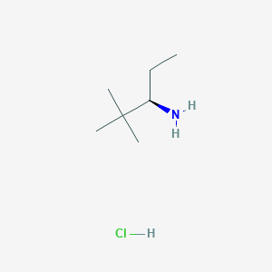 (3R)-2,2-dimethylpentan-3-amine hydrochloride