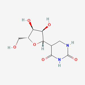 5-((2S,3R,4S,5R)-3,4-Dihydroxy-5-(hydroxymethyl)tetrahydrofuran-2-yl)dihydropyrimidine-2,4(1H,3H)-dione