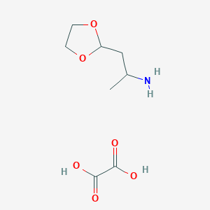 1-(1,3-Dioxolan-2-yl)propan-2-amine, oxalic acid