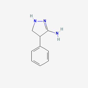 4-phenyl-4,5-dihydro-1H-pyrazol-3-amine