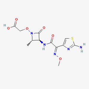 molecular formula C12H15N5O6S B1235600 Oximonam 