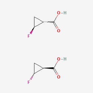 (1S,2R)-2-fluorocyclopropane-1-carboxylic acid;(1R,2S)-2-fluorocyclopropane-1-carboxylic acid