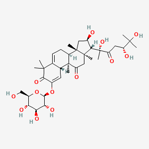 molecular formula C36H54O13 B1235607 cucurbitacin J 2-O-beta-D-glucopyranoside 