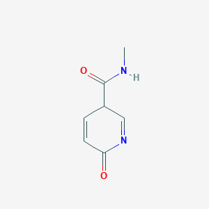 molecular formula C7H8N2O2 B12356092 N-methyl-6-oxo-3H-pyridine-3-carboxamide 