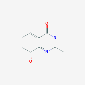 molecular formula C9H6N2O2 B12356112 2-Methylquinazoline-4,8-dione 