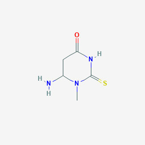 6-Amino-1-methyl-2-sulfanylidene-1,3-diazinan-4-one