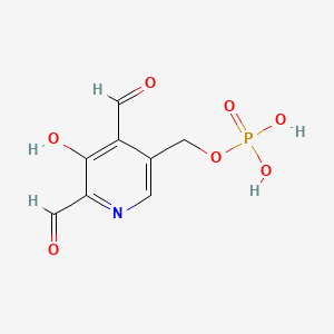 molecular formula C8H8NO7P B1235613 2-Nor-2-formylpyridoxal-5'-phosphate CAS No. 42253-87-2