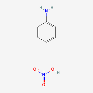 molecular formula C6H8N2O3 B1235615 Aniline nitrate CAS No. 542-15-4