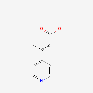 Methyl 3-pyridin-4-ylbut-2-enoate