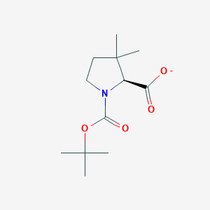 1,2-Pyrrolidinedicarboxylic acid, 3,3-dimethyl-, 1-(1,1-dimethylethyl) ester, (2S)-