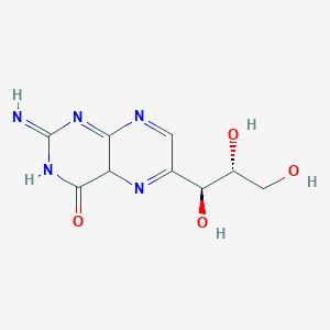 molecular formula C9H11N5O4 B12356191 2-imino-6-[(1S,2R)-1,2,3-trihydroxypropyl]-4aH-pteridin-4-one 