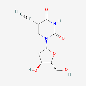 5-ethynyl-1-[(2R,4S,5R)-4-hydroxy-5-(hydroxymethyl)oxolan-2-yl]-1,3-diazinane-2,4-dione