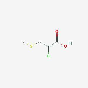 2-Chloro-3-(methylsulfanyl)propanoic acid