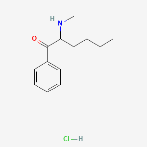 molecular formula C13H20ClNO B12356223 Hexedrone Hydrochloride 