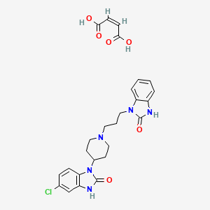 molecular formula C26H28ClN5O6 B1235624 多潘立酮马来酸盐 CAS No. 83898-65-1
