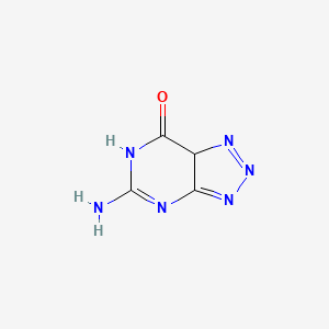 molecular formula C4H4N6O B12356273 5-Amino-3H-[1,2,3]triazolo[4,5-d]pyrimidin-7(7aH)-one 