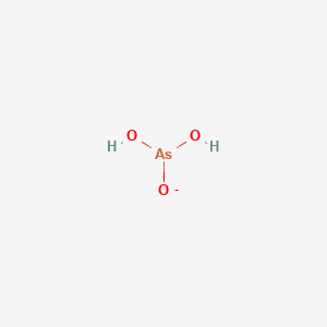 molecular formula AsH2O3- B1235628 亚砷酸 CAS No. 14102-45-5