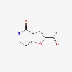 4-oxo-3aH-furo[3,2-c]pyridine-2-carbaldehyde