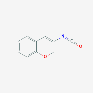 molecular formula C10H7NO2 B12356328 3-isocyanato-2H-chromene 