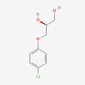molecular formula C9H11ClO3 B1235633 (2S)-3-(4-chlorophenoxy)propane-1,2-diol CAS No. 80117-05-1