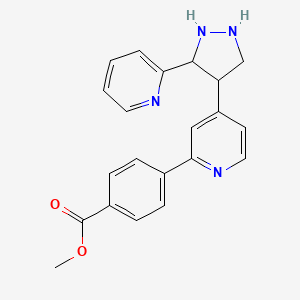 Methyl 4-[4-(3-pyridin-2-ylpyrazolidin-4-yl)pyridin-2-yl]benzoate