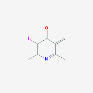 3-Iodo-2,6-dimethyl-5-methylidenepyridin-4-one