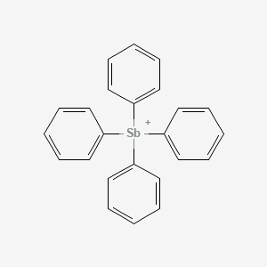 molecular formula C24H20Sb+ B1235638 Tetraphenylstibonium CAS No. 15912-81-9