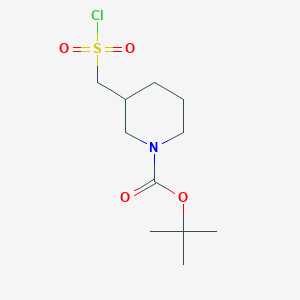 Tert-butyl 3-[(chlorosulfonyl)methyl]piperidine-1-carboxylate