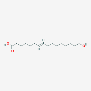 molecular formula C16H30O3 B1235646 Ambrettolic acid 