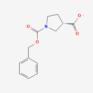 1,3-Pyrrolidinedicarboxylic acid, 1-(phenylmethyl) ester, (S)-