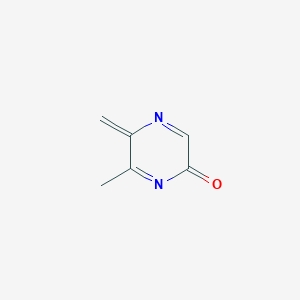 molecular formula C6H6N2O B12356507 6-Methyl-5-methylidenepyrazin-2-one 