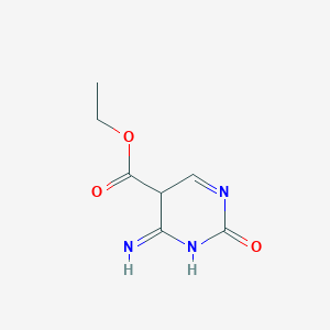 molecular formula C7H9N3O3 B12356526 ethyl 6-imino-2-oxo-5H-pyrimidine-5-carboxylate 