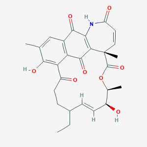 molecular formula C28H29NO8 B1235654 潮霉素 B 
