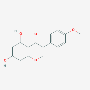 5,7-Dihydroxy-3-(4-methoxyphenyl)-4a,5,6,7,8,8a-hexahydrochromen-4-one