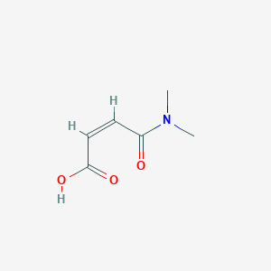 molecular formula C6H9NO3 B12356563 (2Z)-3-(dimethylcarbamoyl)prop-2-enoic acid 