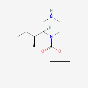 molecular formula C13H26N2O2 B12356569 (S)-1-Boc-2-((S)-sec-butyl)piperazine 