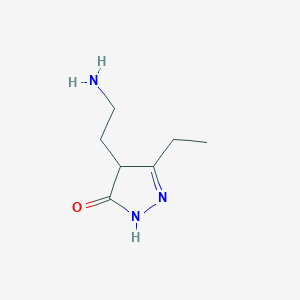 4-(2-Aminoethyl)-3-ethyl-1,4-dihydropyrazol-5-one