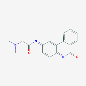 2-(dimethylamino)-N-(6-oxophenanthridin-2-ylidene)acetamide