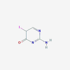 2-amino-5-iodo-5H-pyrimidin-4-one