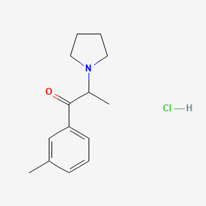 2-(Pyrrolidin-1-yl)-1-(m-tolyl)propan-1-one,monohydrochloride