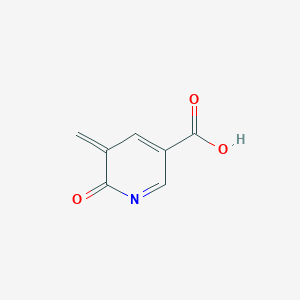 molecular formula C7H5NO3 B12356652 5-Methylidene-6-oxopyridine-3-carboxylic acid 