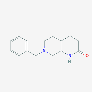 7-Benzyl-1,3,4,4a,5,6,8,8a-octahydro-1,7-naphthyridin-2-one