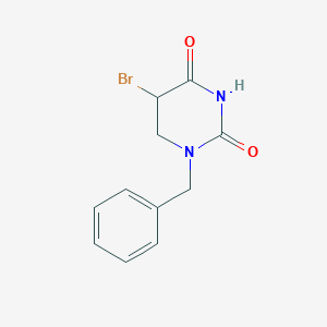 molecular formula C11H11BrN2O2 B12356715 1-Benzyl-5-bromo-1,3-diazinane-2,4-dione CAS No. 3959-45-3