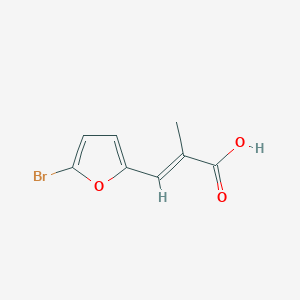 3-(5-Bromofuran-2-yl)-2-methylprop-2-enoicacid