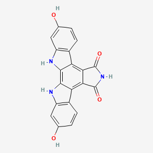 molecular formula C20H11N3O4 B1235675 arcyriaflavin C CAS No. 73697-65-1